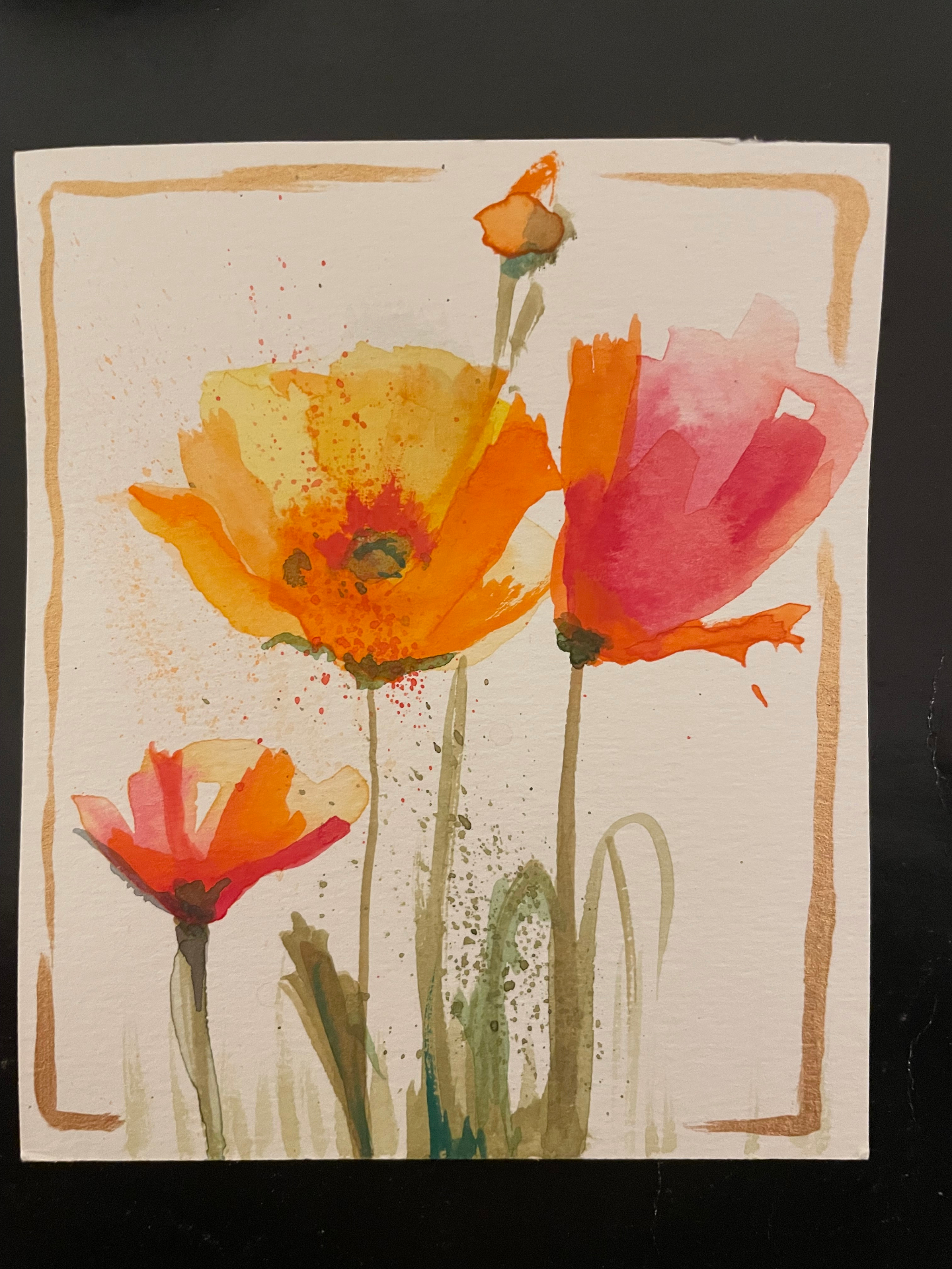 Hand-Painted Thank You Cards 2